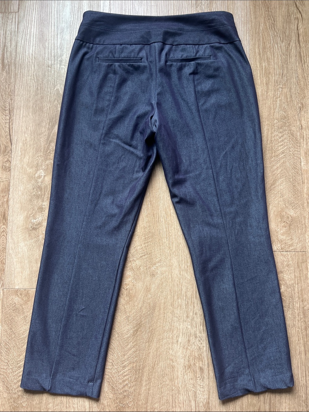 ELLE Women’s Blue High Waist Stretch Ankle Trousers Size 4 - Picture 7 of 15